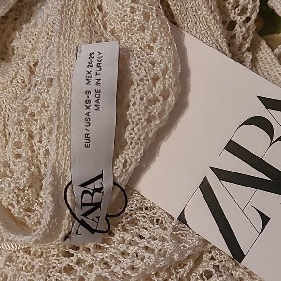 Zara Pointelle Knit Tunic - Picture 5 of 6